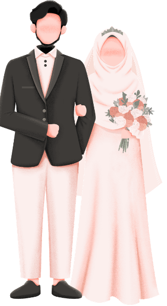 Ilustrasi pengantin